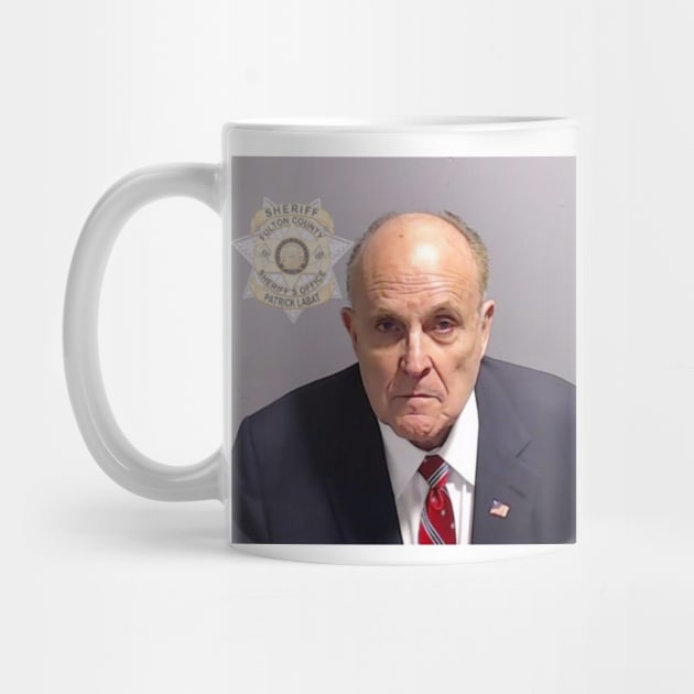 Rudy Giuliani Mugshot by artpsyops